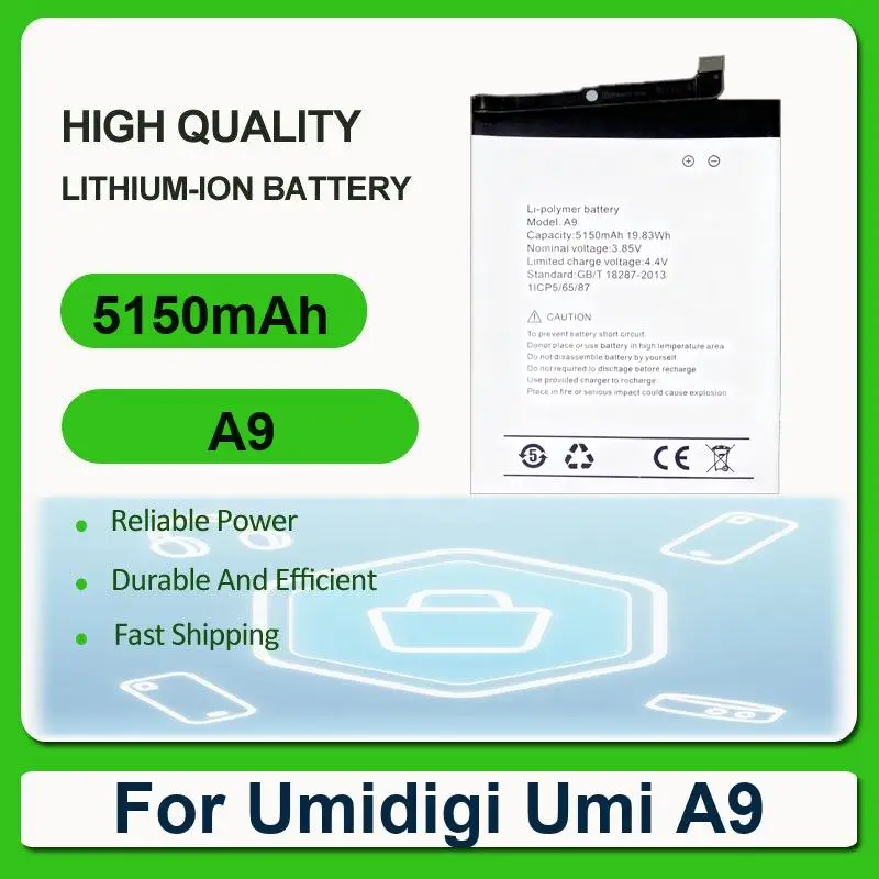Battery For Umidigi Umi A11 BISON GT2 Pro 5G A7S F2 F1 Play S3 A9 One A1 A3 X S5 A5 A5Pro Max A7 power 3 GT 6.67 inch A13 Z2 S2
