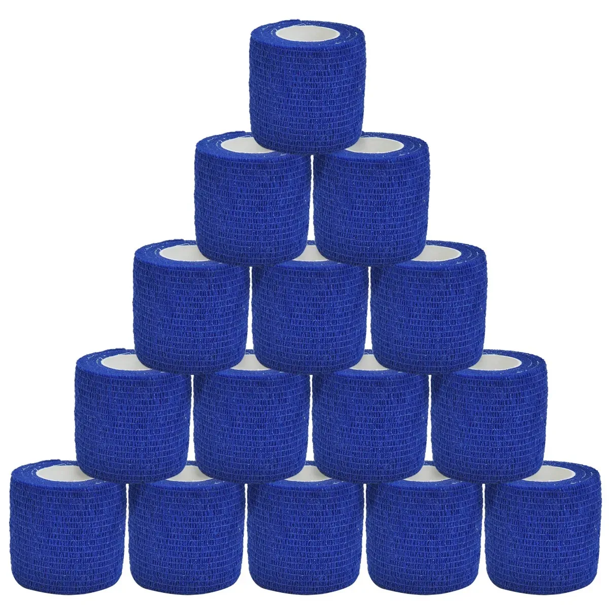 Dark blue Gauze Motion Bandage Self-adhesive Breathable Elastic Bandages for Sports Fixing Finger Wrist Leg