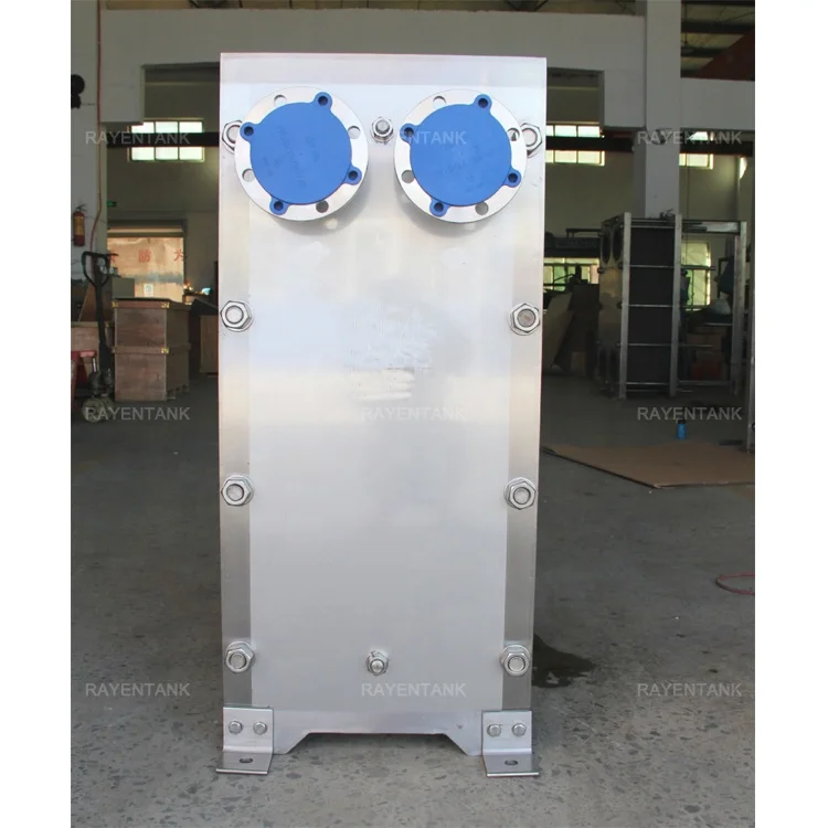 Parti di scambio di calore dello scambiatore di calore del condensatore raffreddato ad acqua personalizzato in acciaio inossidabile Scambiatore di calore a piastra 304SS