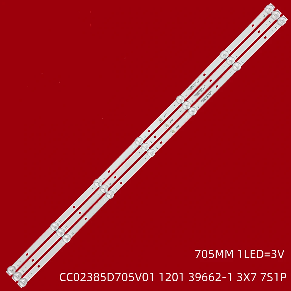LED Backlight strip 7 leds for VOX 39DSA662H 40AT310
