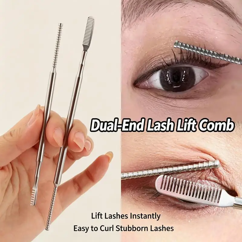 1Pcs Metal Clean Up Rods Makeup Eyelashes Curler Separator Eyelash Extension Supplies Stainless Steel Eyelash Perm Lifting Tools