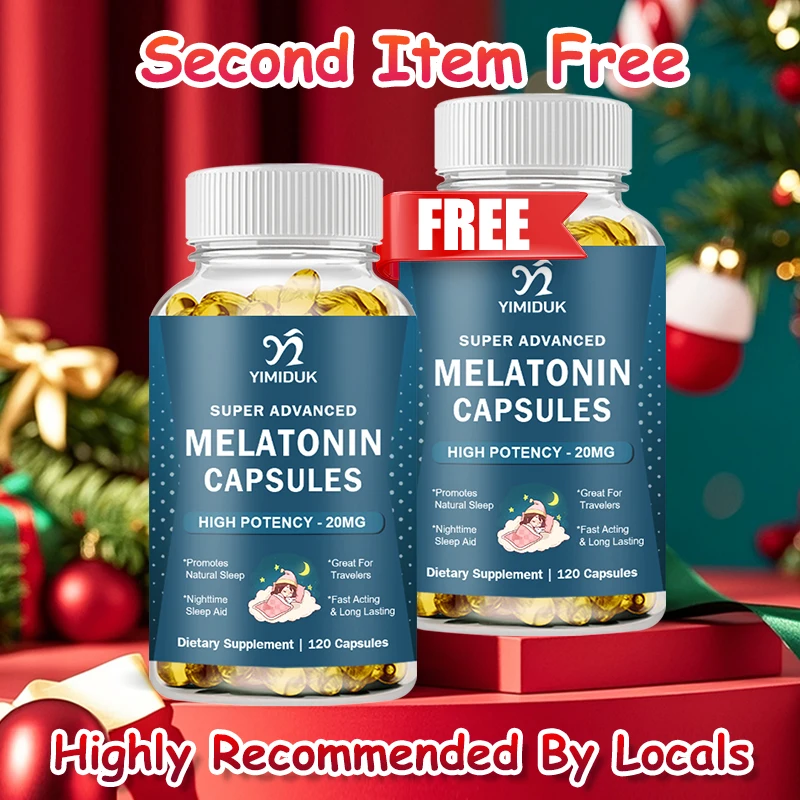 

Melatonin 20 Mg Supplement, Support Promotes Natural Sleep, Relaxation, revitalized, Great for Travelers, GMP Certified, Non-GMO