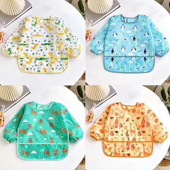 Waterproof Baby Long Sleeve Bib 1