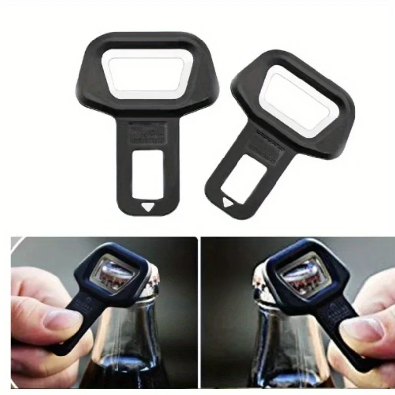 Car Bottle Opener Clip Beer Buckle Metal Bottle Opener Vehicle-mounted Beverage Beer Bottle Opener For All Car Car Styling