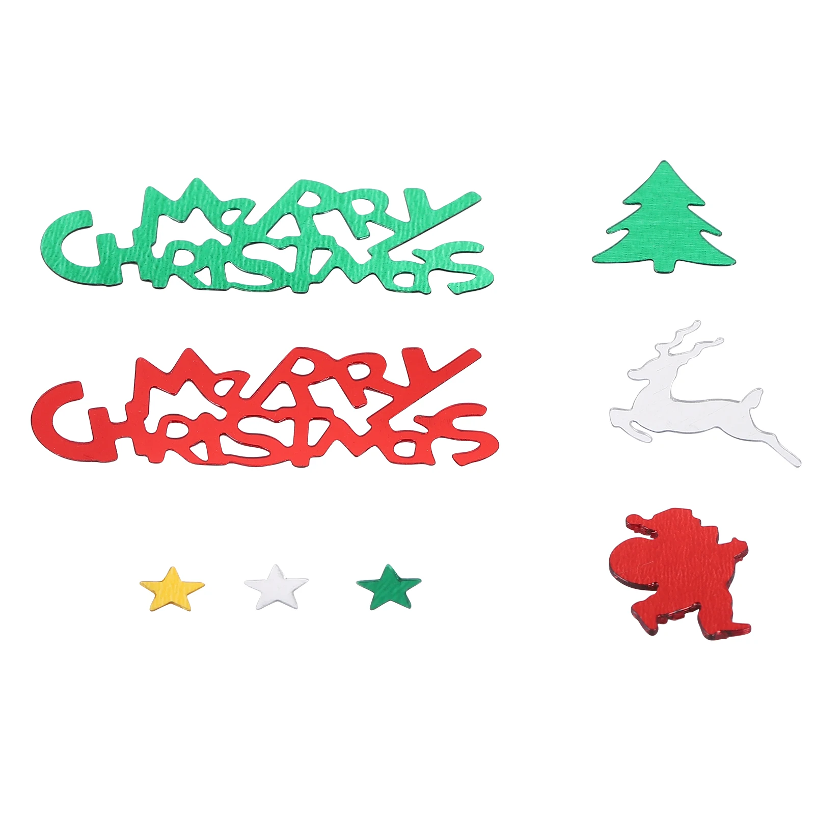 

Christmas Confetti Diy Props Plastic Scatter Crafted Xmas Decorations DIY Party Sequins naments Holiday Festive