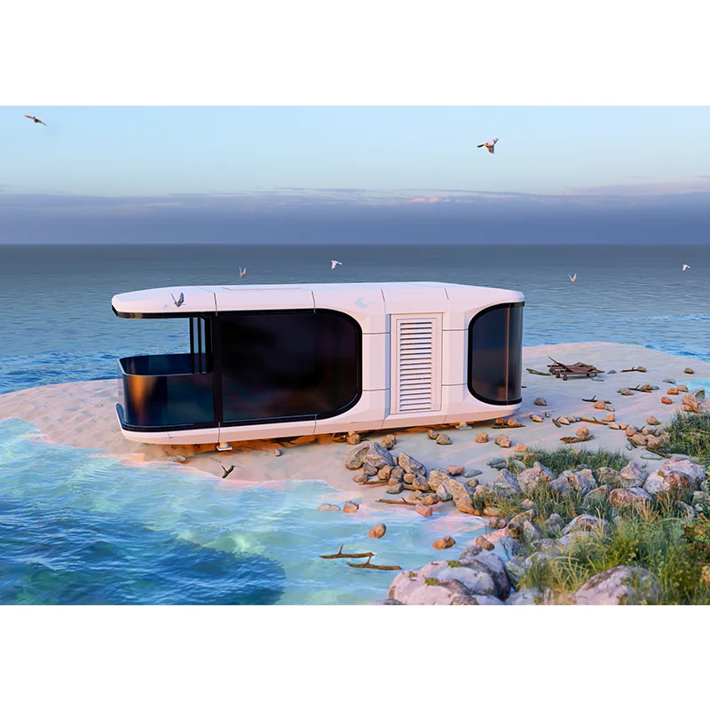 Prefab House Modern capsule cabin Hotel Container home sleep pod Outdoor Mobile Tiny house luxury  Capsule