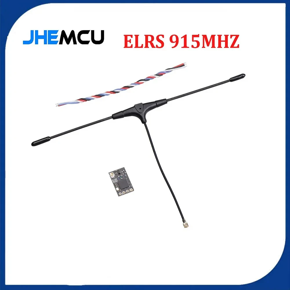 JHEMCU ELRS 915MHZ Radio Nano Odbiornik Dalekiego Zasięgu Open Source z Wysoką Częstotliwością Aktualizacji Subminiaturowy RX do Dronów FPV Freestyle