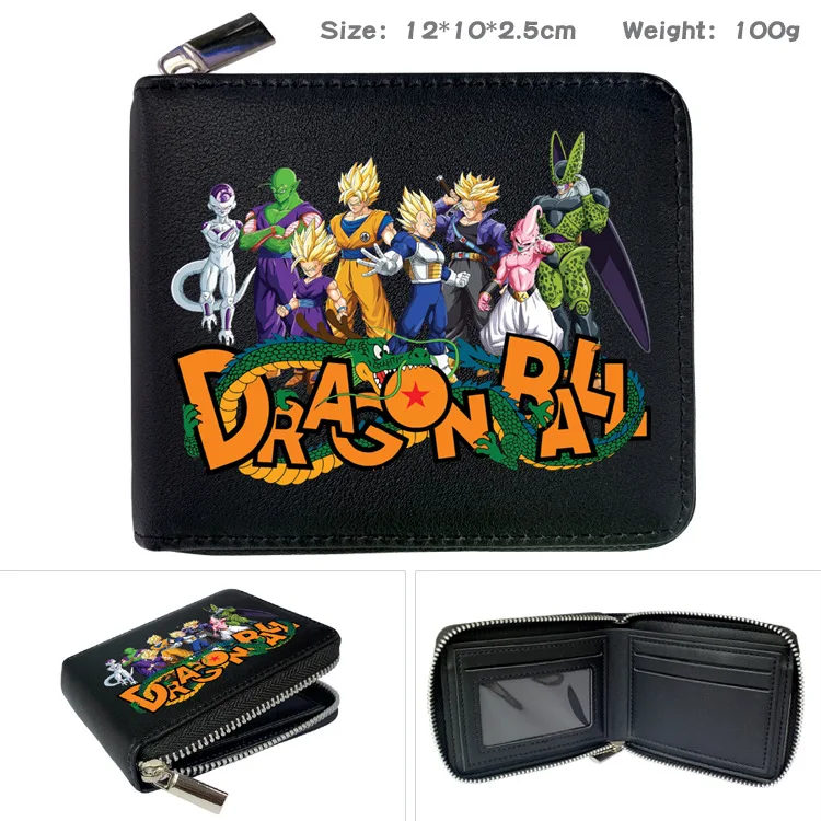 Dompet pola kartun tampan Anime Jepang Dragon Ball Goku hadiah kecil