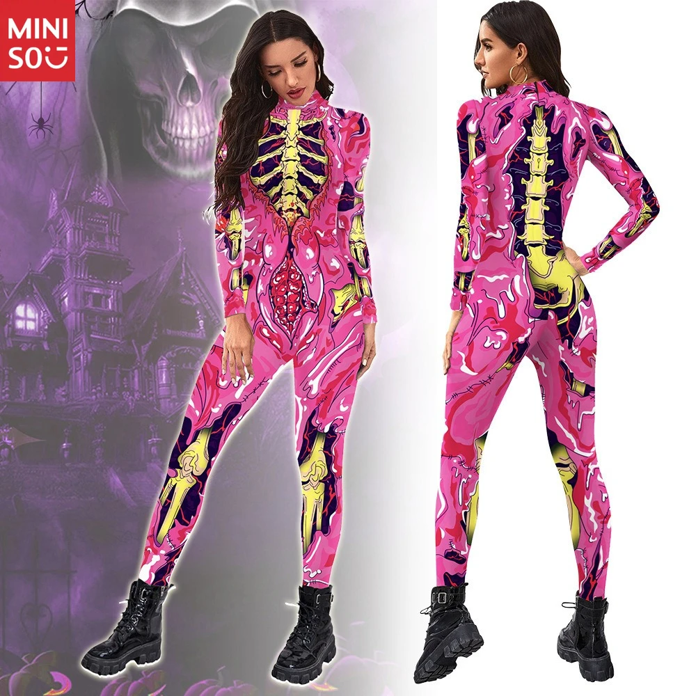 

Miniso 2025Cosplay Costume Women's One Piece Tights Game Anime Cosplay