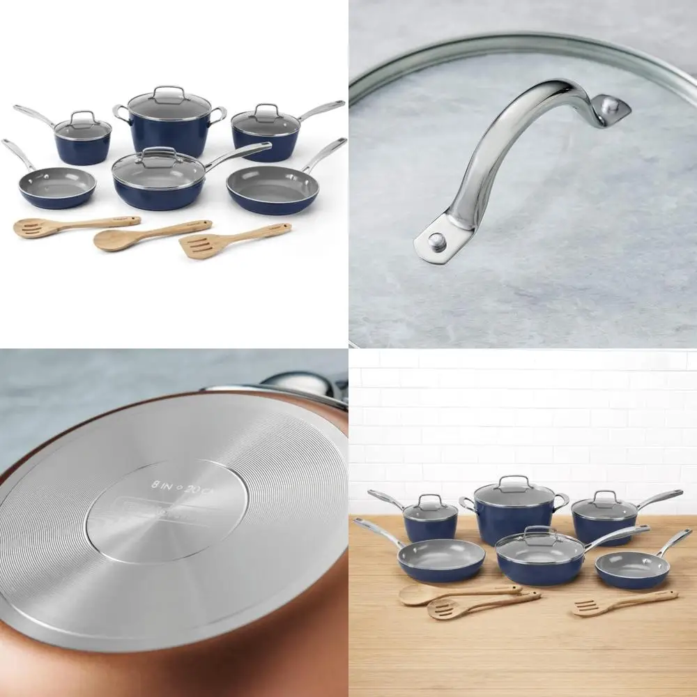 

Cuisinart GreenChef Ceramica XT Набор посуды с антипригарным покрытием, 13 предметов, синий