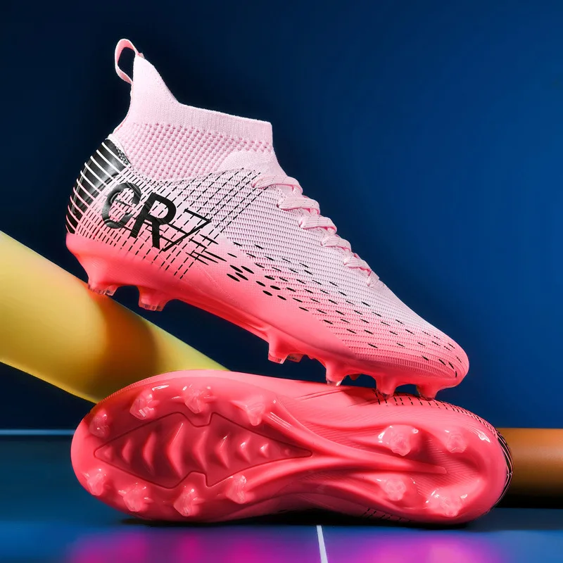 Picture 3: Professional Football Boots Kids Soccer Shoes Society Football Cleats FG Ultralight Training Soccer Sneakers Outdoor Sports Shoe
