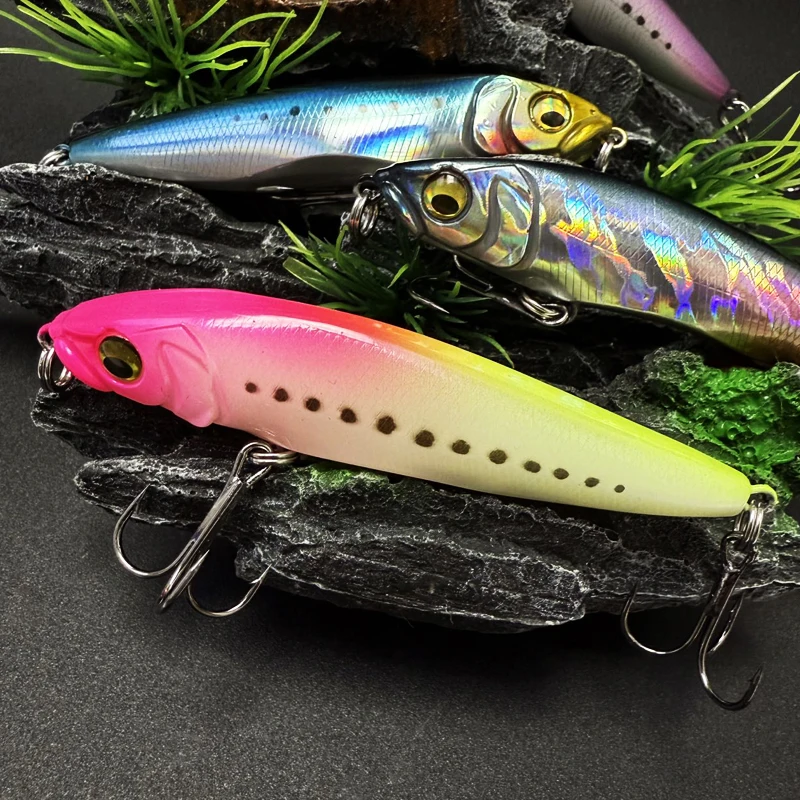 Jerkbait hundimiento lápiz lubina agua salada – señuelo wobbler - imagen 4