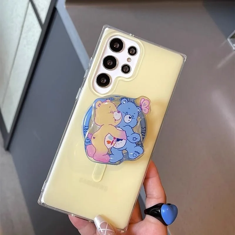 Care Bears Bear Themed Jewelry‑Set Style Acrylic Phone Grip, Fashion Decor Accessory for Daily Outfit Matches