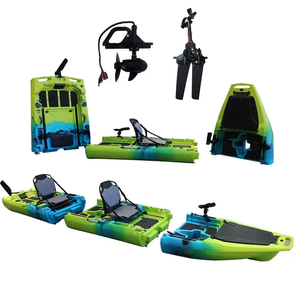 

2025new 2 Person Fishing Pedal Kayak Motor Kayak Foot Pedal Drive New Products Kayak Fishing with Motor and Accessories