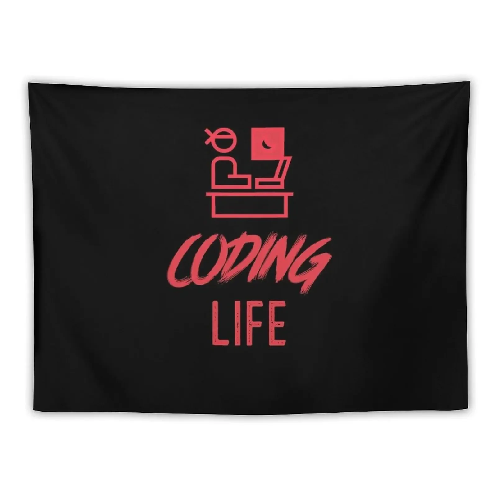 

Coding Life Tapestry Wall Hanging Wall For Bedroom Korean Room Decor Tapestry
