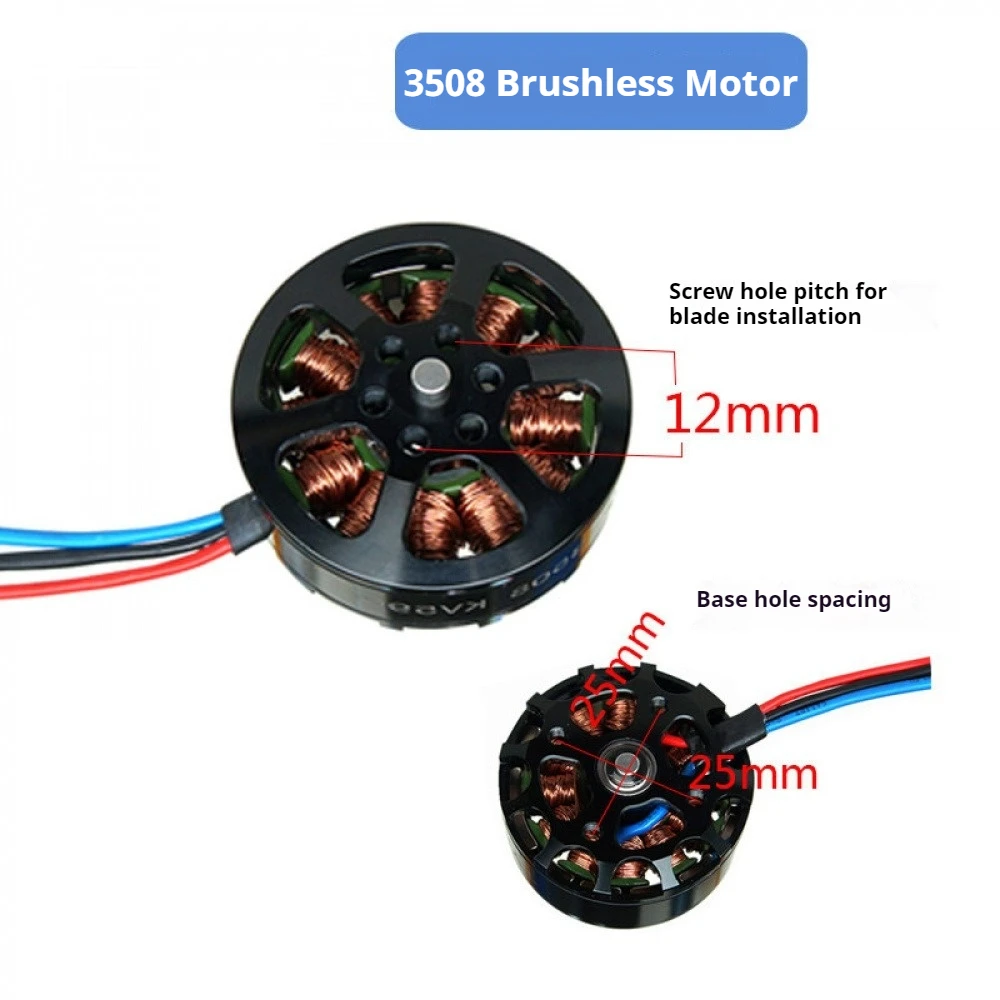 

3508 Brushless Motor Disc Type for RC Multi-Rotor 400KV/590KV Brushless Motor No/With 40A ESC Drone RC Accessories