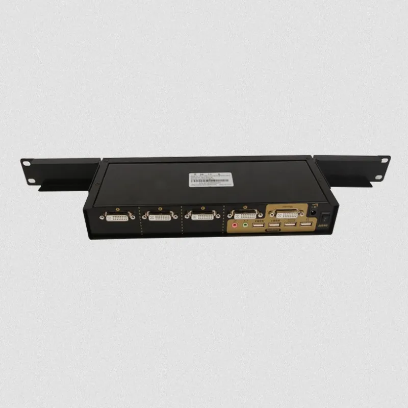

Переключатель DVI USB-выВКМ 4 в 1, селектор 4x1 для 4 компьютеров, поддержка клавиатуры, мыши и 1 HD-монитора