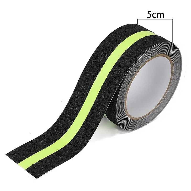 Safety Luminous Anti-Slip Tape Floor Non Skid Tape Adhesive Stickers High Grip For Highlighting Stair Nosings, Dangerous Step