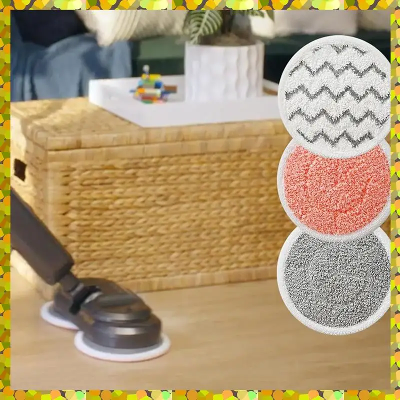 Вращающиеся сменные подушечки для швабры AGLH для Bissell Spin-Wave 3897A, паровой швабр Smartsteam, подушечки для швабры Pinwave, 12 упаковок