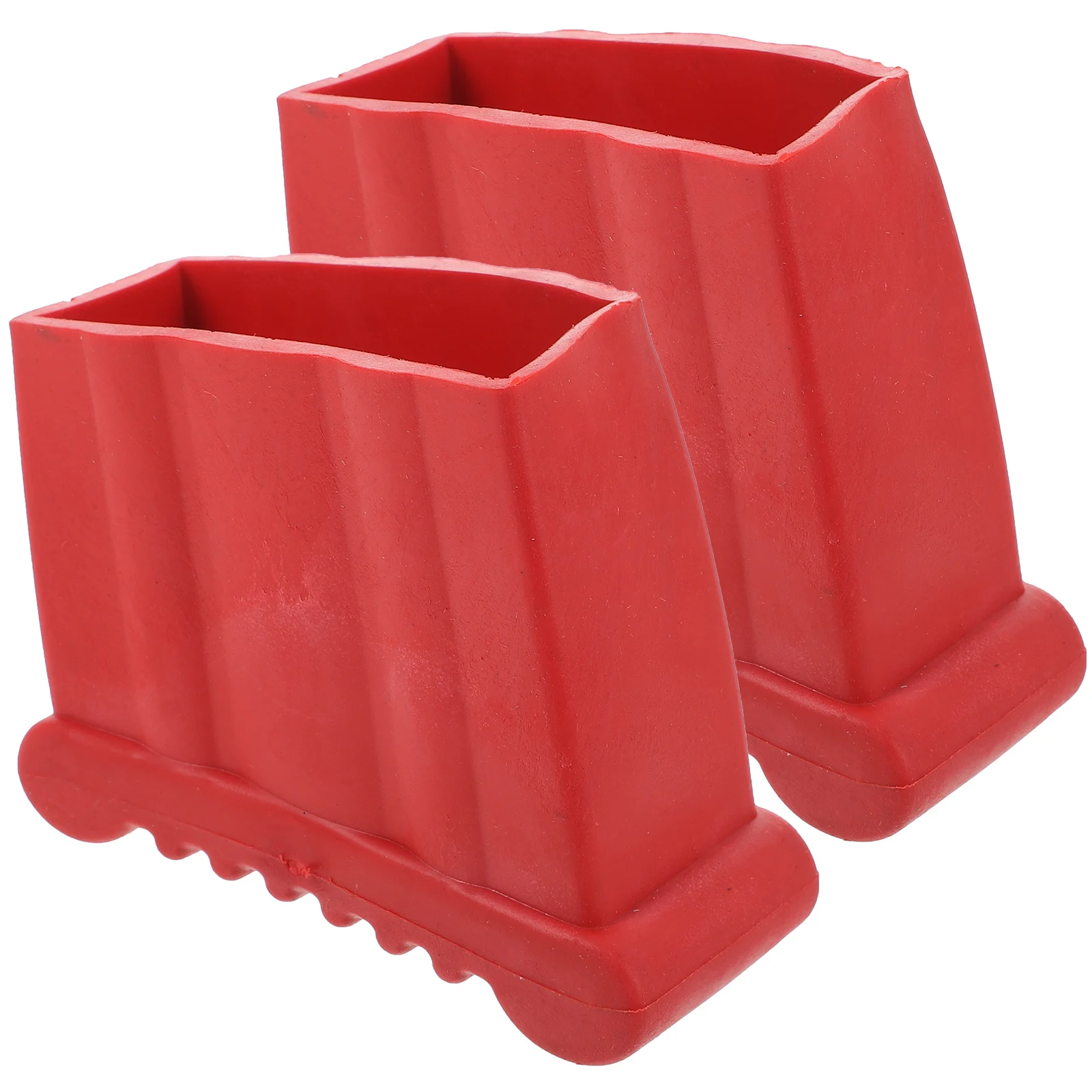 2Pcs Nonslip Rubber Ladder Feet Pads Replacement Covers For Telescoping Ladders Durable Stable Firm Grip Extra Wide Aluminum