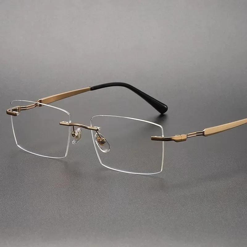 Black frame decorative glasses anti -blue light eye frame mirror frame is thin T