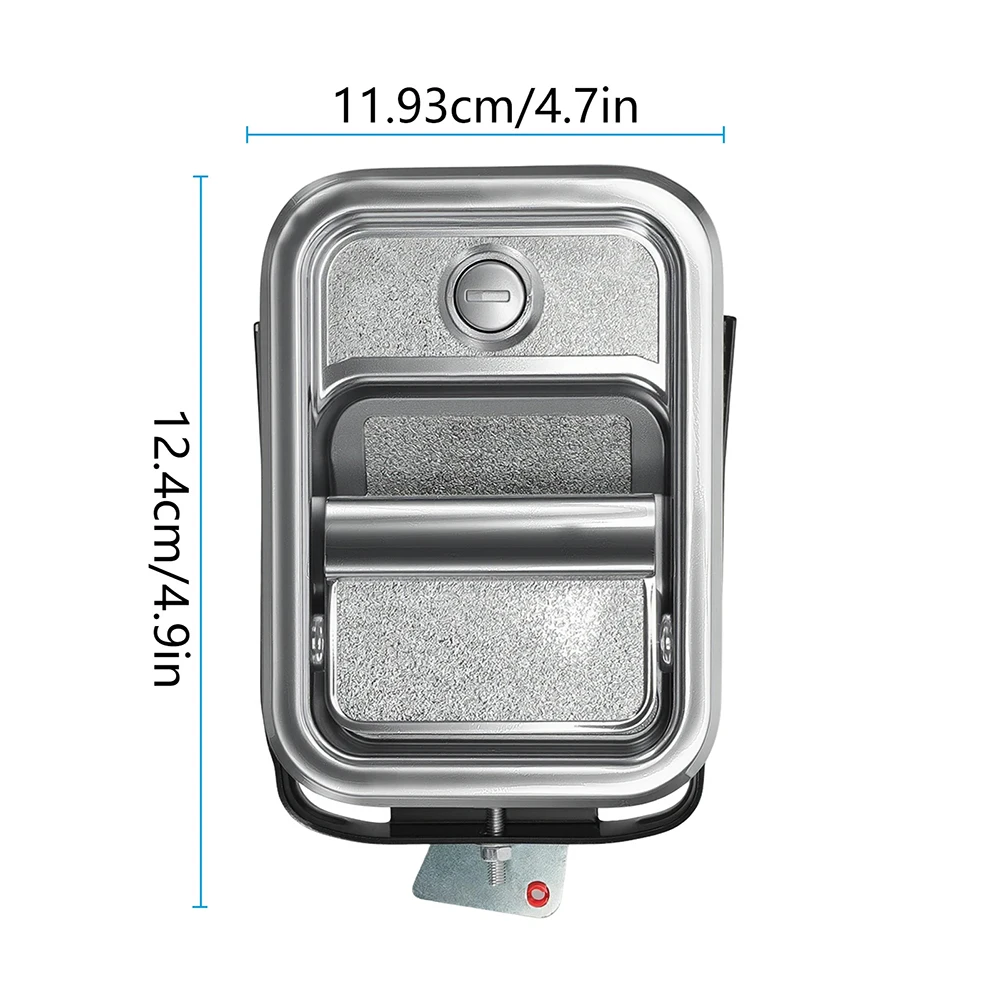 Car Chrome Exterior Door Handle Right Passenger Side For Freightliner For Columbia 2000-2011 Replaces Part A18-42228-001