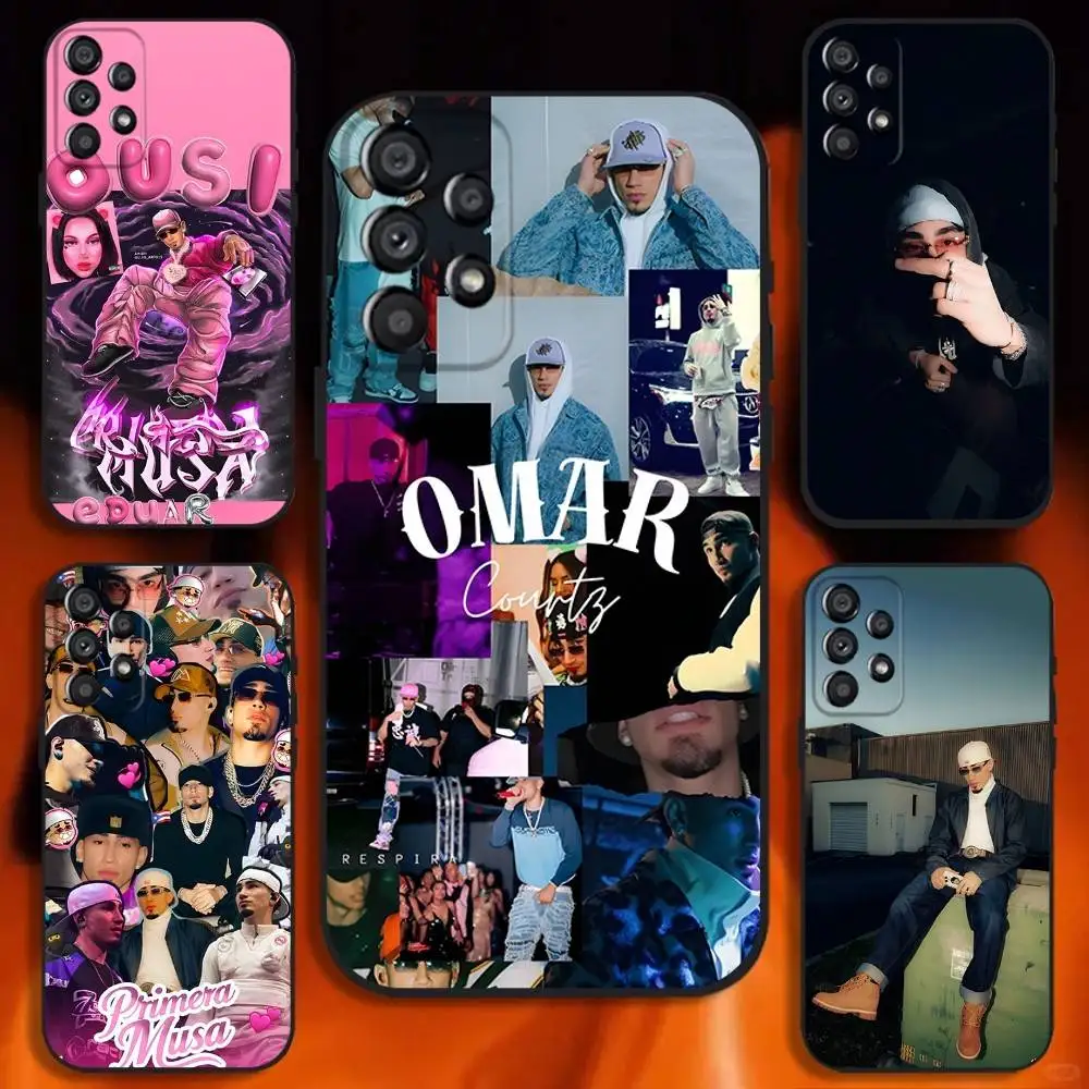 

O-Omar Courtz Primera Musa Phone Case For Samsung Galaxy A20,A21s,A22,A31,A32,A52,A53,A72,73,A80 Soft Black Cover