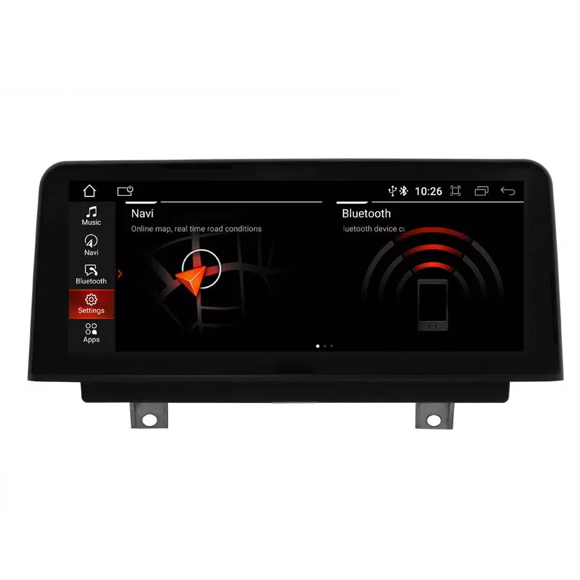 10.25 "راديو السيارة الاندورويد نظام الملاحة GPS ل X3 X4 2011-2012 شاشة أندرويد ستيريو الصوت الوسائط المتعددة APP Carplay