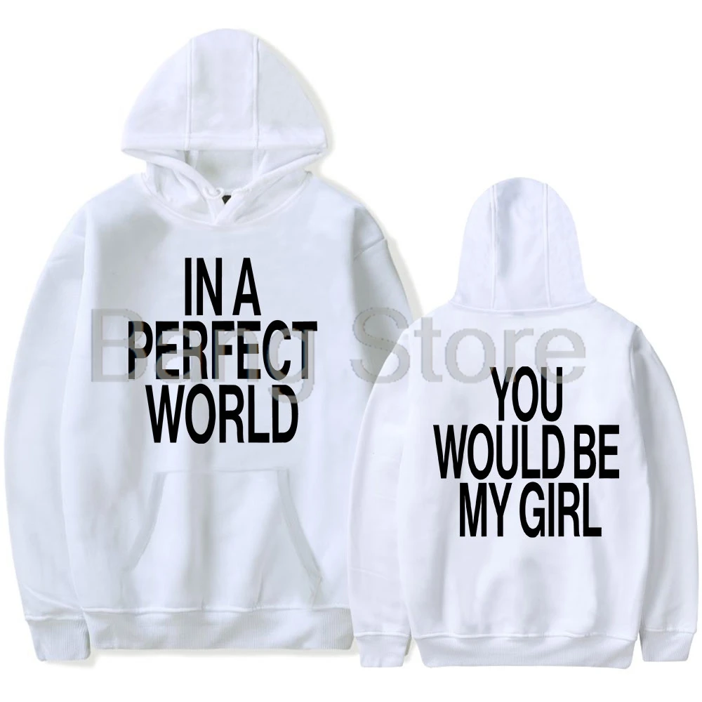 The Kid LAROI Perfect World Hoodie Sweatshirt Damen Herren Langarm Mode Pullover Unisex Kleidung