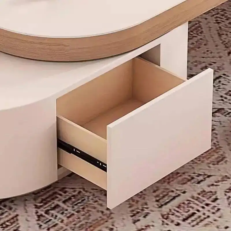 

Журнальный столик для гостиной с ящиками, модный овальный столик в роскошном стиле, модульный французский журнальный столик, мебель для дома