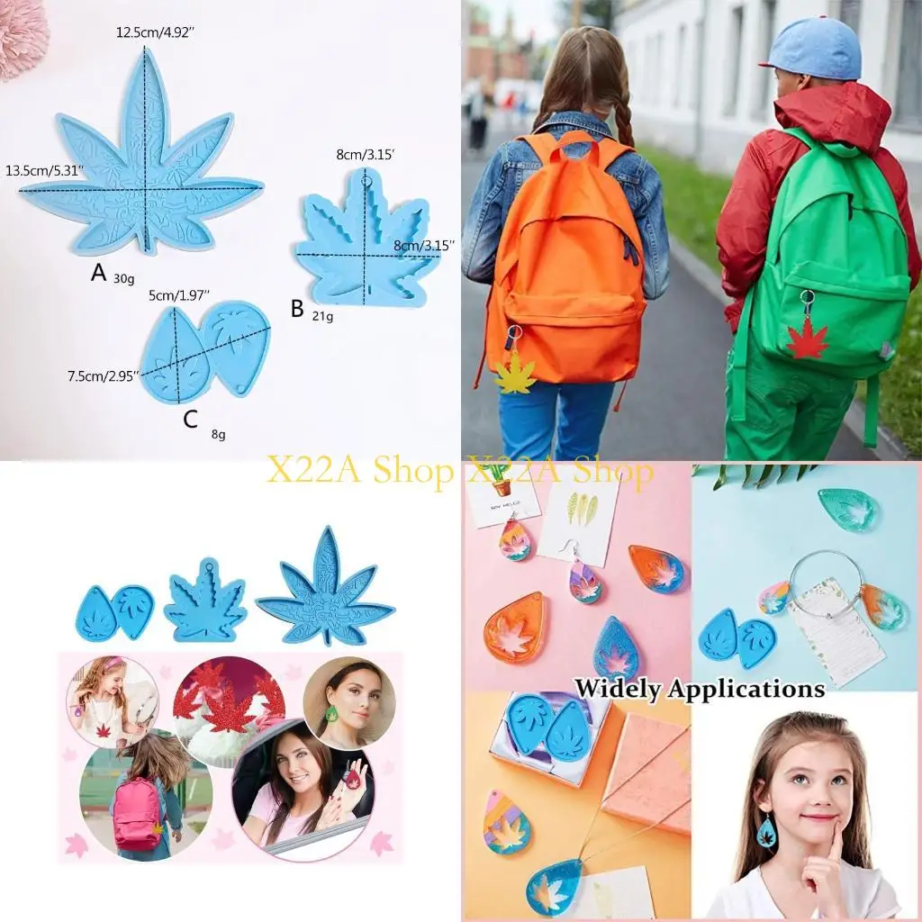 

Уникальные 3 шт. формы для кленового листа формы для ключей в форме листьев для украшения своими руками