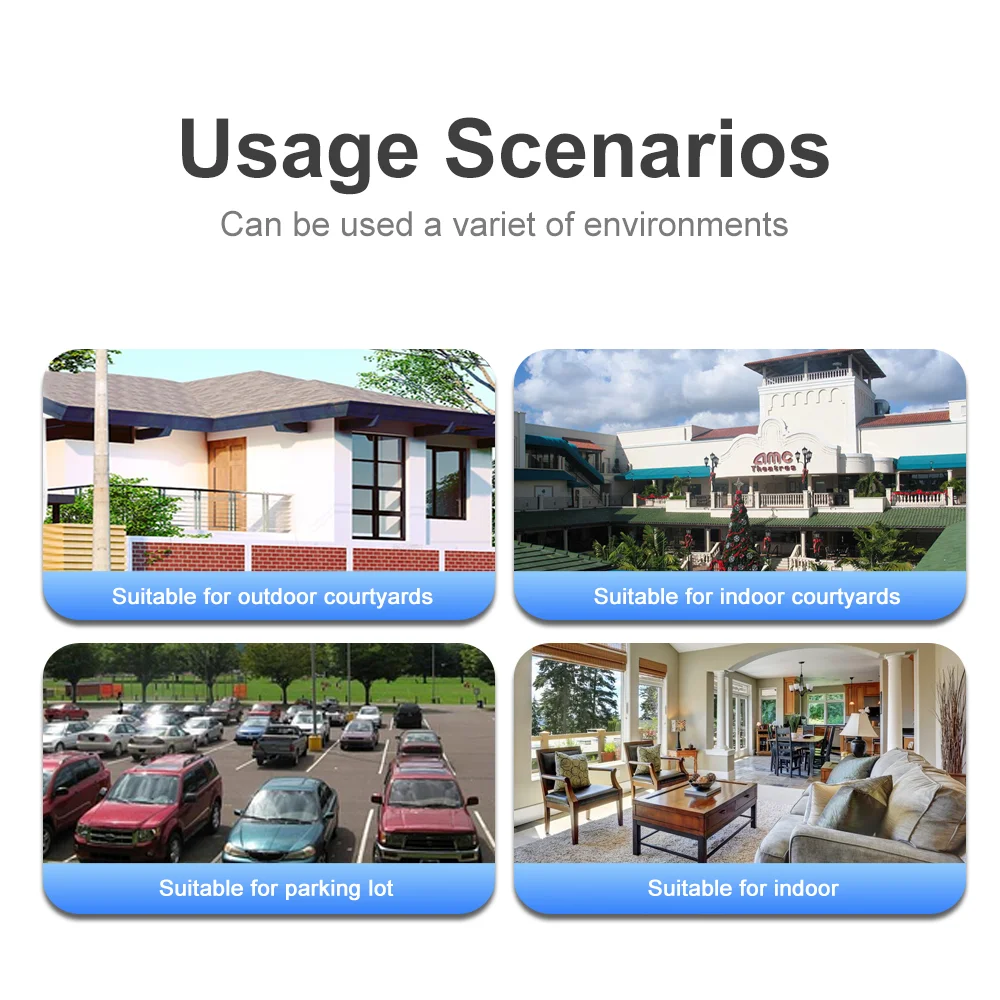 V380 PRO 4MP Wifi Three Screen Camera Outdoor Double Lens Home Security IP Camera Video Pan Tilt Dome Camera Two Way Talk