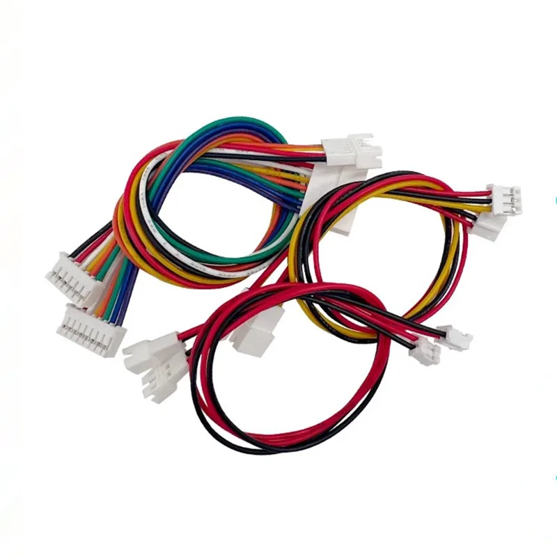 5pcs JST1.25 PH2.0 XH2.54 SM2.54 Dupont2.54 Extension Line Cable 2/3/4/6pin Male To Female Connector Extension Cord 10/20/30cm