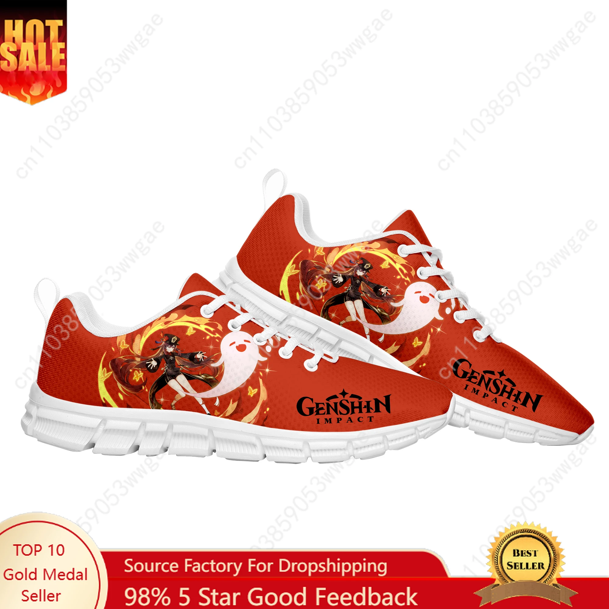 

Genshin Walnut Sneakers Mens Womens Teenagers Personalized Sports Shoes Casual Comfortable High Quality Durable Customized Shoes