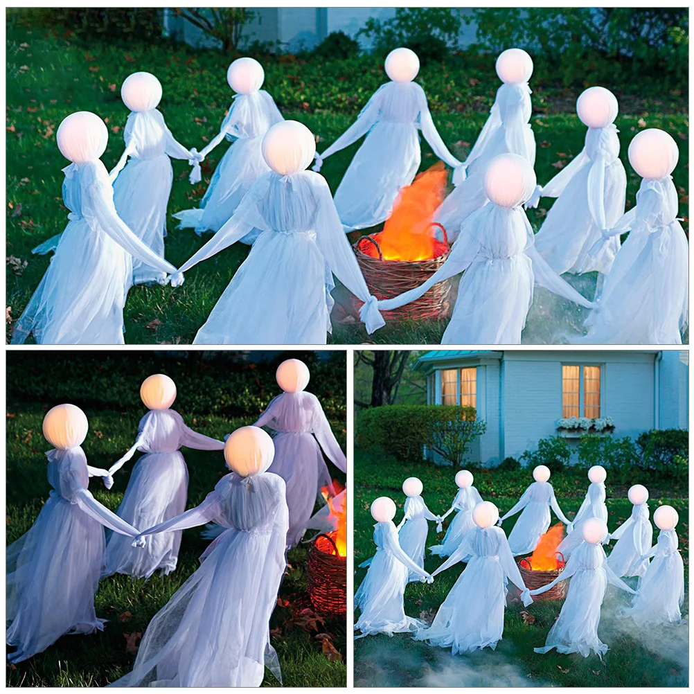 

Outdoor Decoration Spooky Plastic Halloween Decorations Decorative Garden Stake Lamp