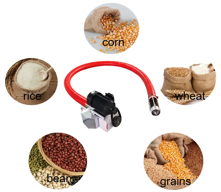 2024 New Arrival Grain  Flexible Hose Spiral Pipe Auger Cement Sand Powder Flexible Tube Screw Conveyor
