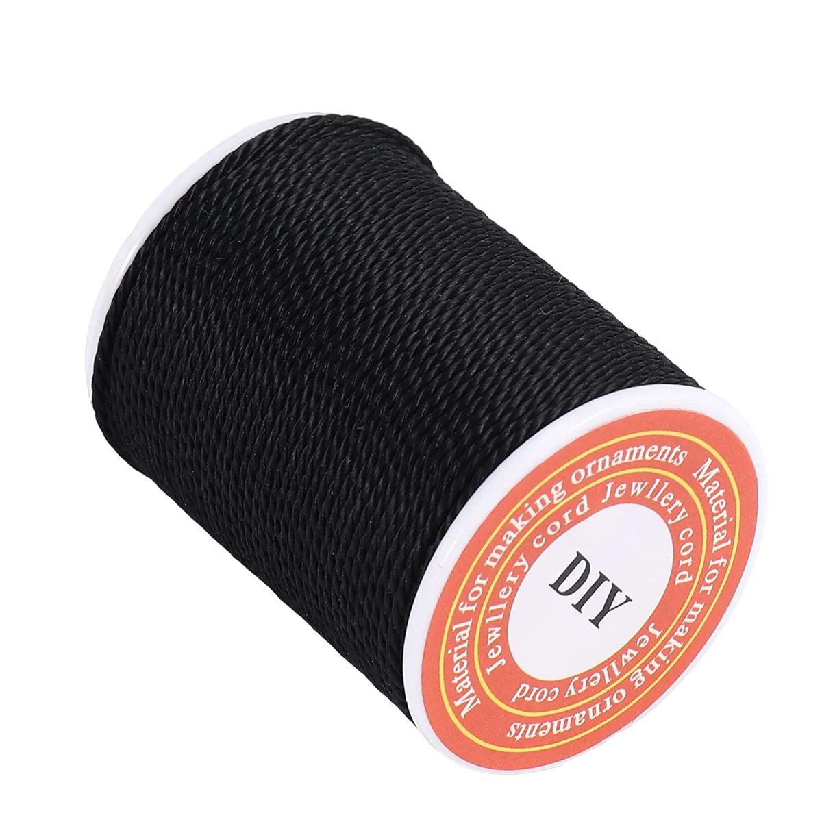 A99U Roll Black Waxed Cotton Necklace Beads Cord String 1mm HOT