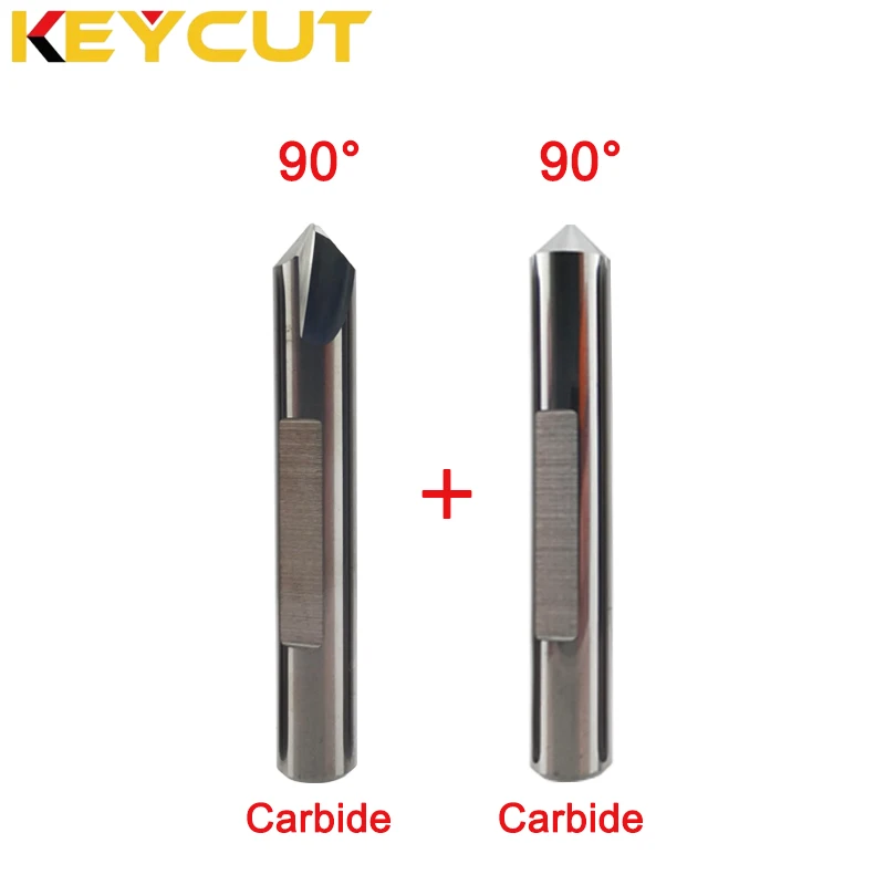 수동 키 복제 기계용 딤플 커터, 자물쇠 세공 도구, 80 ° 90 ° 95 ° 100 ° 105 ° 포인트