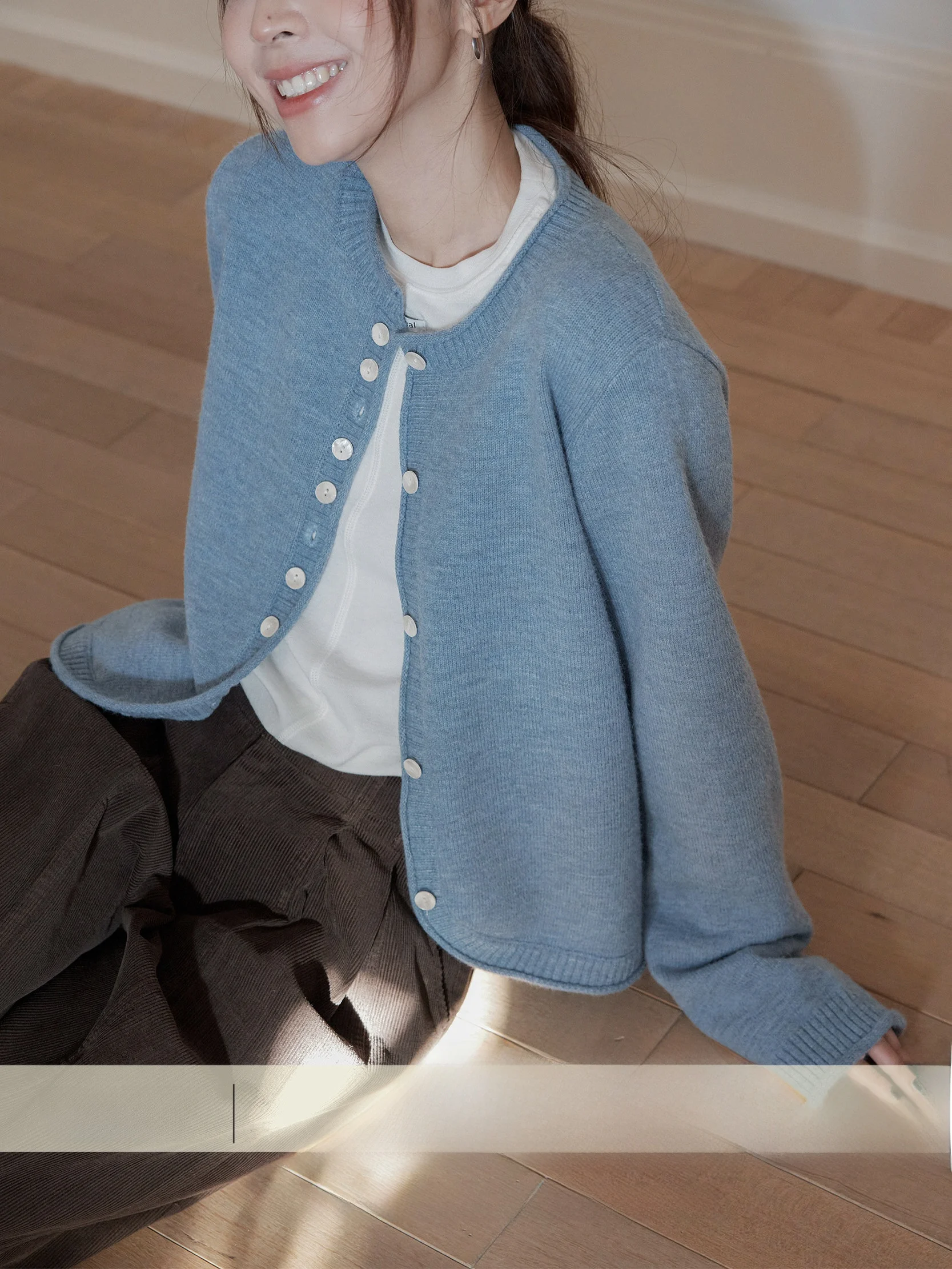 

VNook женский вязаный шерстяной кардиган ort round Ne винтажный ленивый цвет зимнее новое модное пальто для поездок на работу