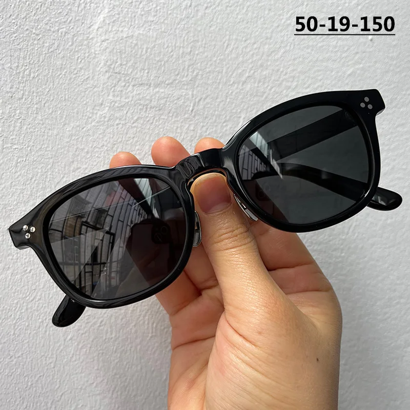 

Japaneses Handmade Fashion Acetate Sunglasses Men Polarized Square Sun Glasses Frame Eyewear UV Protection Spectacles Eyeglasses