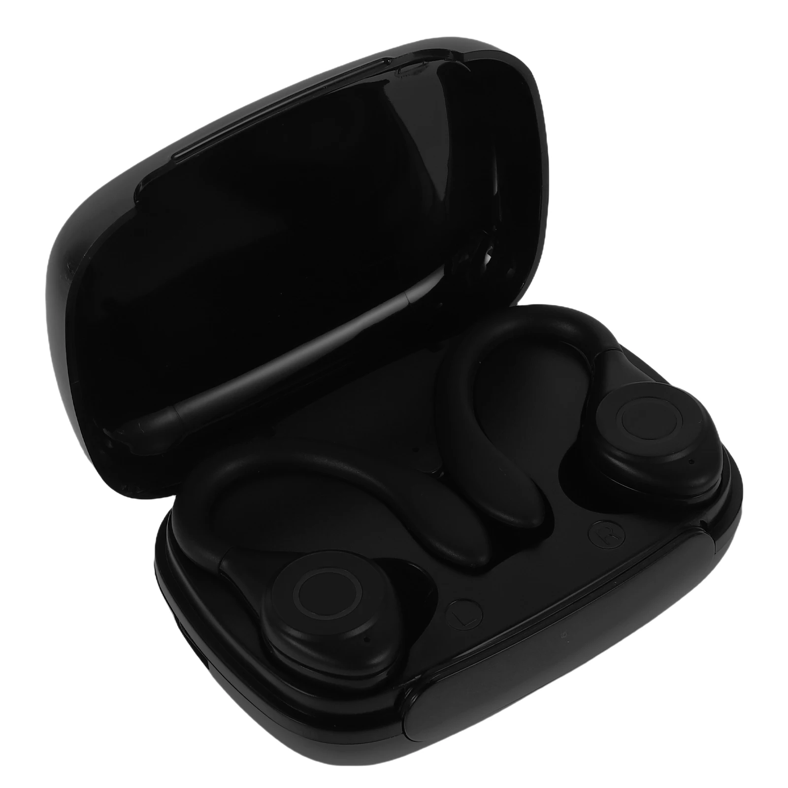 

Wireless Sport Earphones Ear Hook Design Digital Display Monitoring Deep Bass Stable Connection For Running Gym Workout