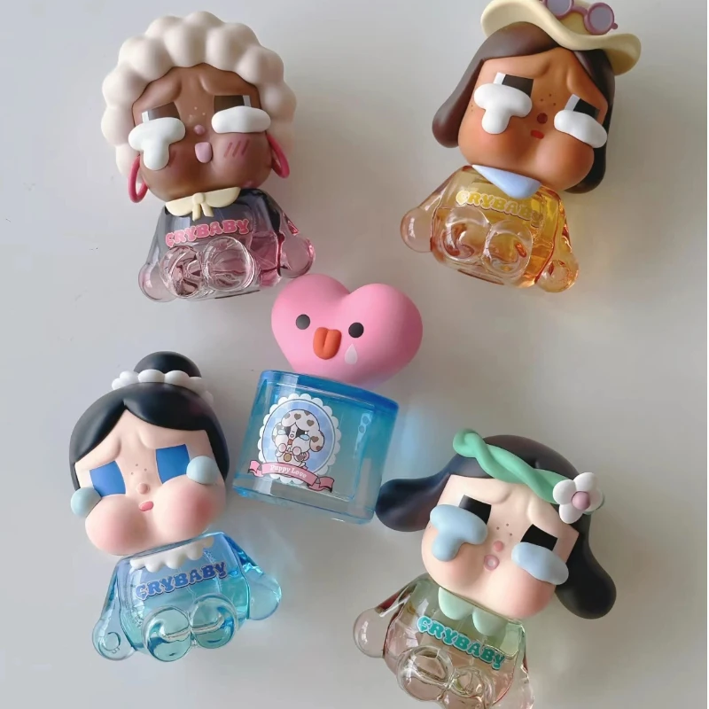 Echte Popmart Crybaby Shiny Shiny Series Luchtgeur Blind Box Verjaardagscadeau Schattige pop Mooi speelgoed Mystery Box Desktop Decor