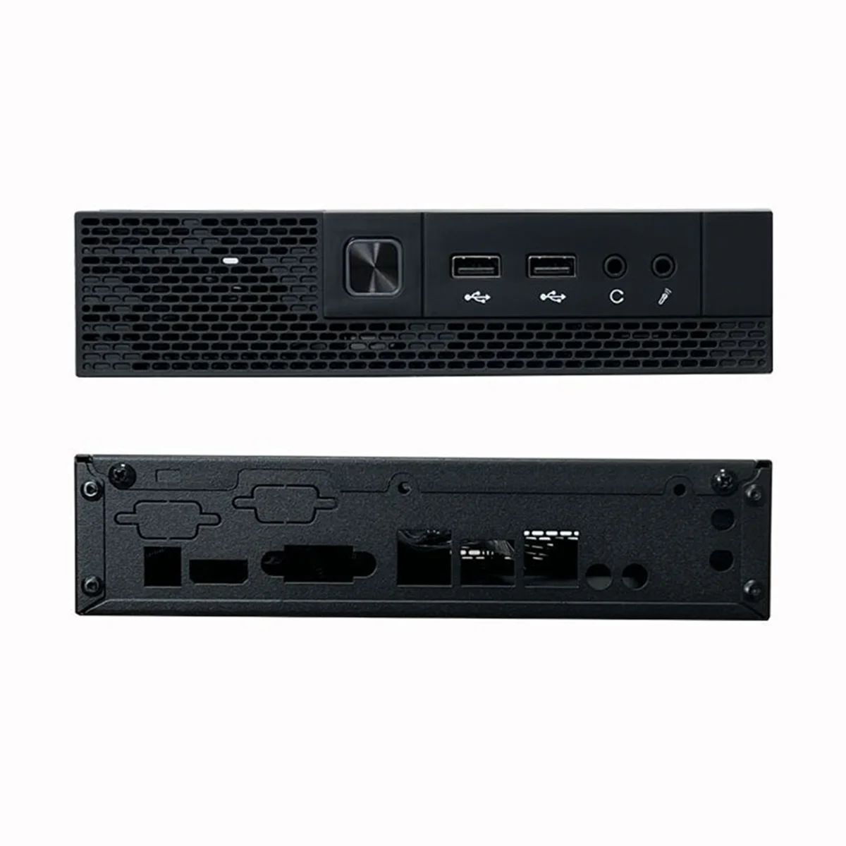 Mini-Itx Htpc Voor Case Box Chassis Monitoring Server Chassis Industriële Besturing Computer Usb Audio Poorten Behuizing