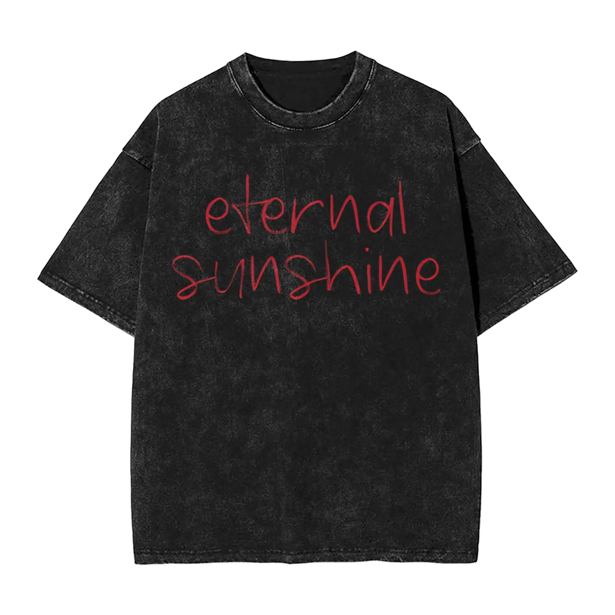 The Eternal Sunshine Tour arianas grandes T Shirts Hip Hop Washed 100% Cotton Street T-Shirts  Novelty Men Women Streetwear