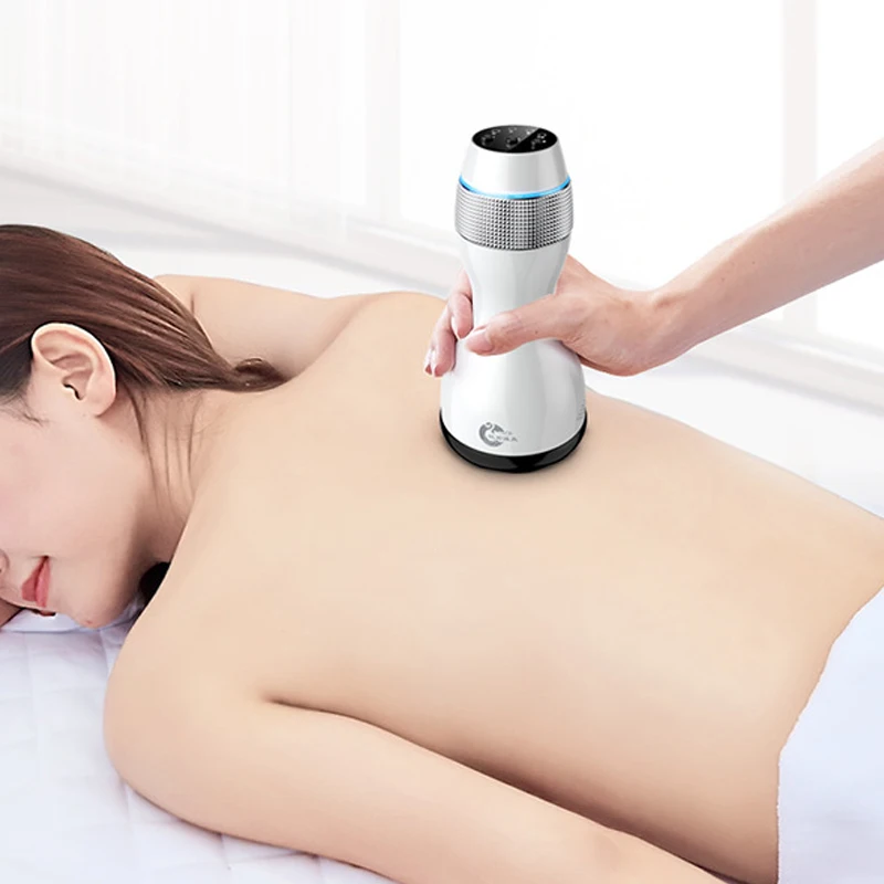 Rechargeable Bianshi Warm Moxibustion Instrument for Household Portable Scraping Hot compress Tuina Tongluo Massager Cupping Dev