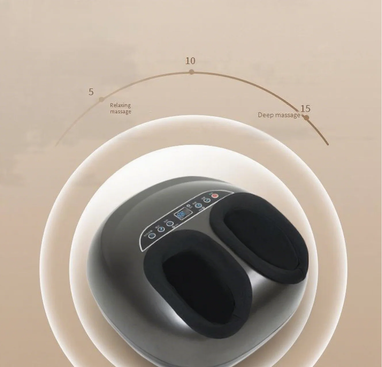 Hot Sale Electric Foot Massager Shiatsu Heating Vibrating Kneading Machine with Full Wrap Cheap Price