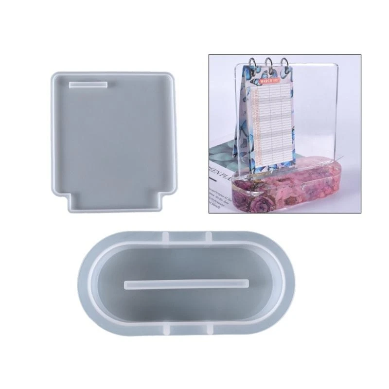HX6F Calendar Hanging Board UV Crystal Epoxy Resin Mold Calendar Hanging Listed Mold