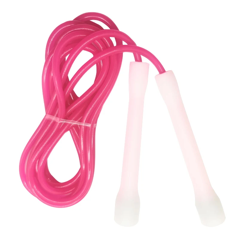 NEVERTOOLATE NO LOGO fluorescence light up soft pvc jump rope 5mm diameter 2.9m length coachchirs handle night fitness