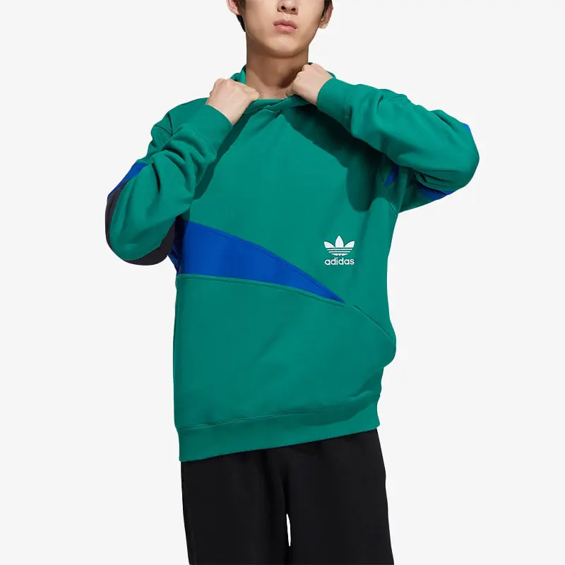 

Adidas подлинная новая мужская повседневная толстовка с капюшоном в три полоски HF5943
