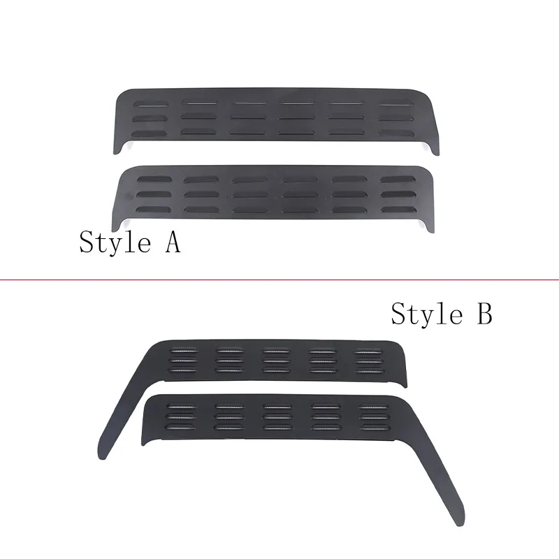 Aluminum Alloy For Hummer H2 2003-2009 Car Rear Side Window Ventilation Panel Decoration Modification Accessories